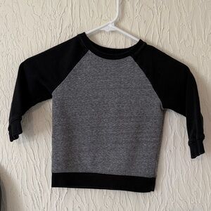 Cat & Jack Black and Gray Kids Sweatshirt